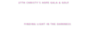 2025 Night to Remember Logo - Christy's Hope 2025